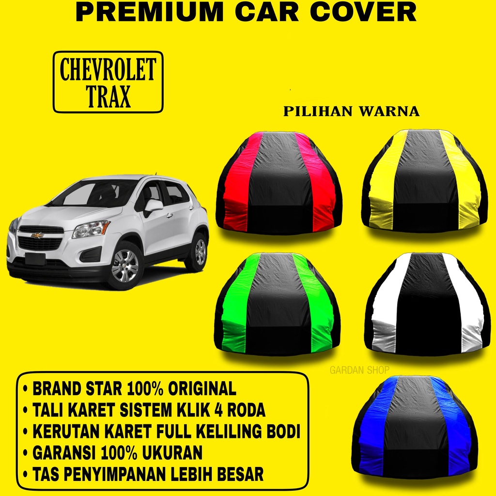 Body Cover CHEVROLET TRAX Garis 2 WARNA Penutup Pelindung Bodi Chevrolet Trax PREMIUM