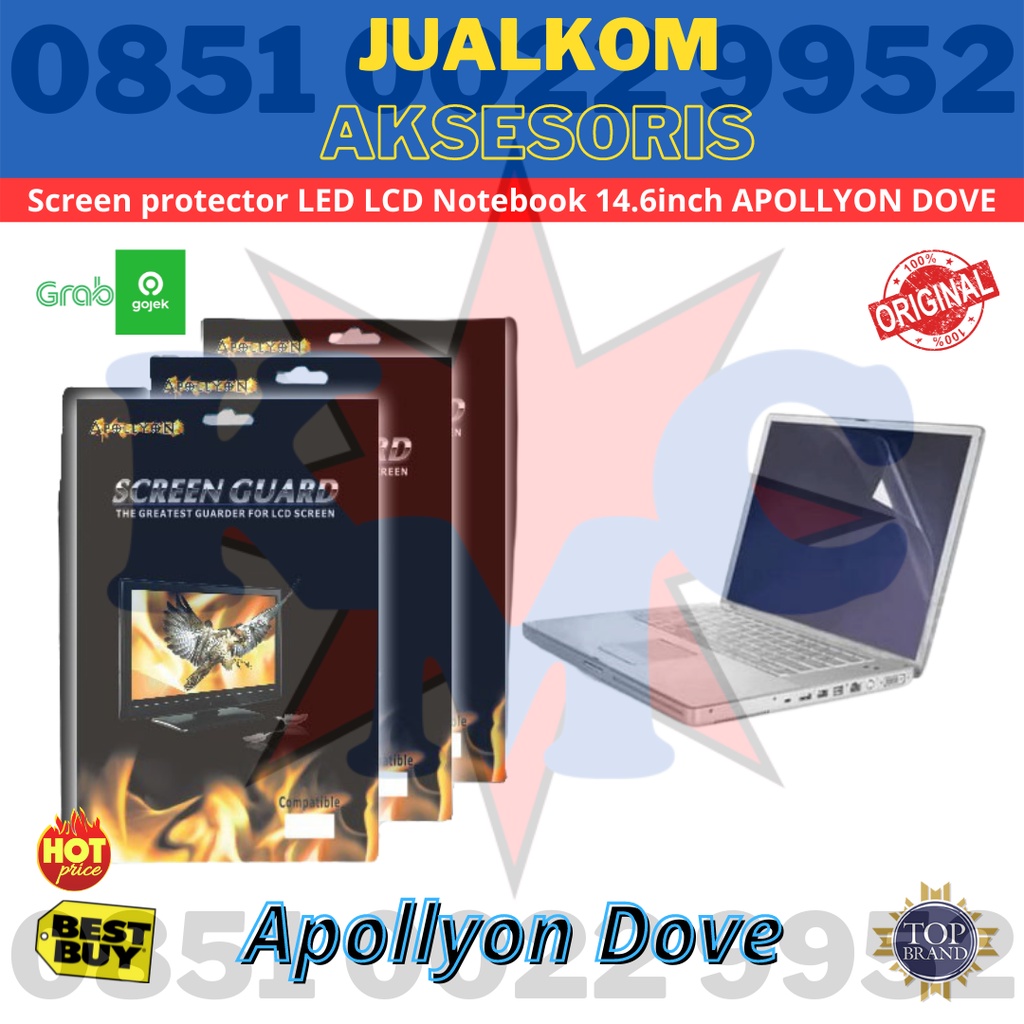 Screen protector LED LCD Notebook 14.6&quot; APOLLYON DOVE