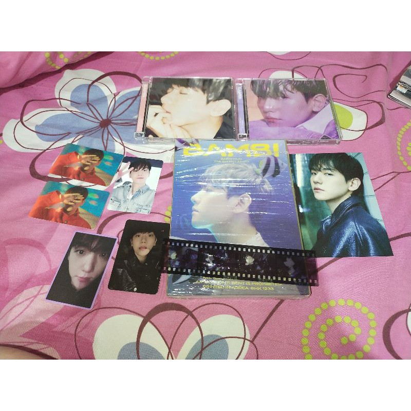(unsealed) ready album baekhyun bambi jewel dreamy ver misty ver photobook bambi ver