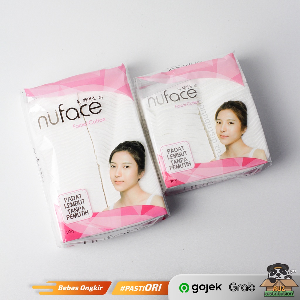 NUFACE Kapas Kecantikan - Kapas Wajah - Facial Cotton