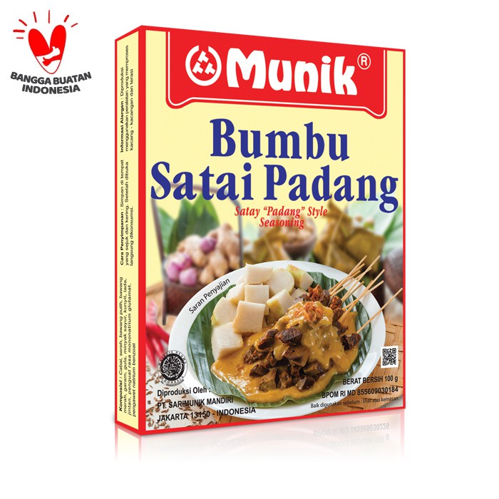 

Bumbu Munik Satai Padang 100 Gram