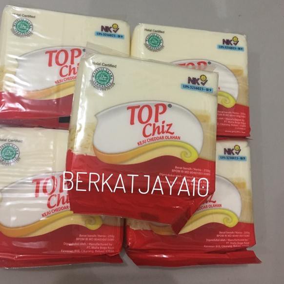 

beast sellller Keju Top Chiz Murah Cheese Cheddar 250 gram Halal