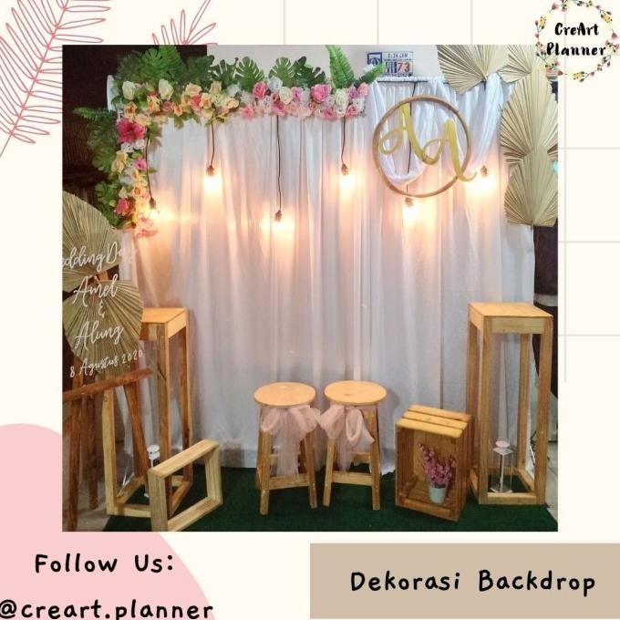 Backdrop /Dekorasi Photobooth/ Dekorasi Lamaran /Dekorasi Pernikahan 1