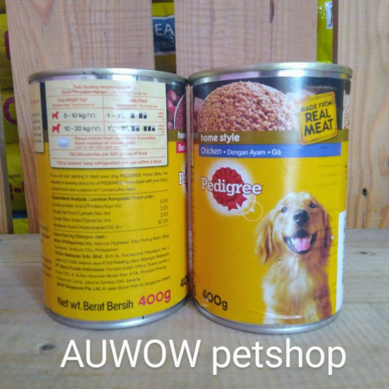 

PEDIGREE KALENG 400GR (dog food )