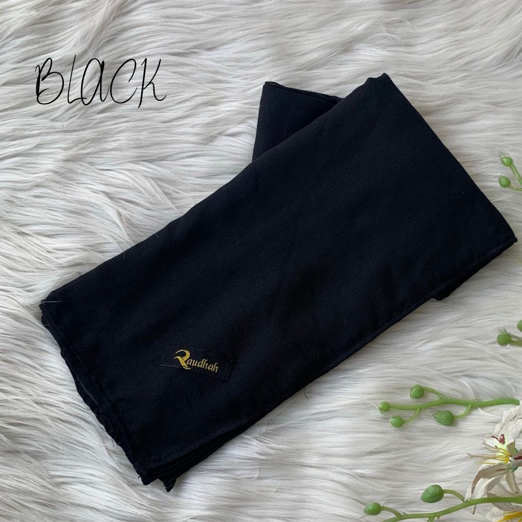 SEGIEMPAT PARIS PREMIUM BY RAUDHAH-Hitam