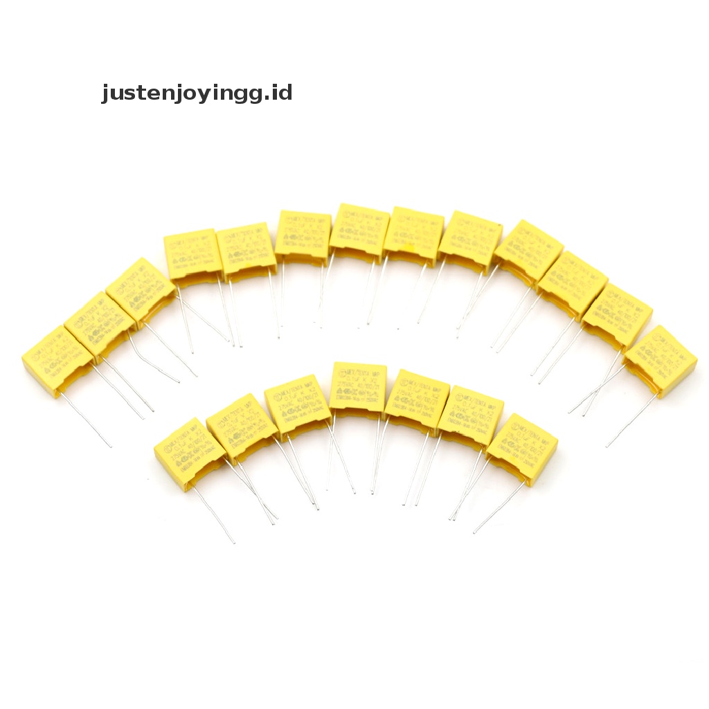 20pcs Kapasitor Film Polypropylene 0.1UF X2 104 100NF 275V 10mm