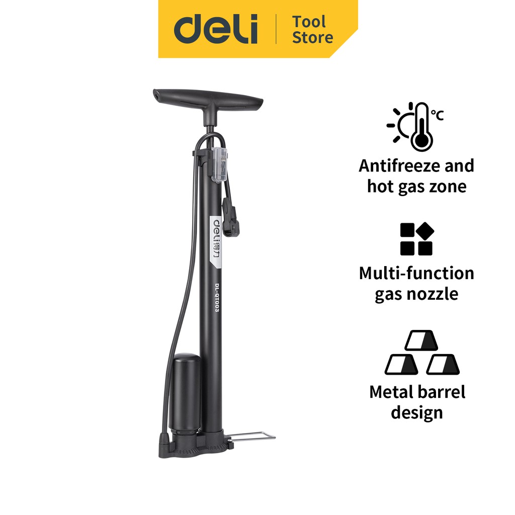 Deli Air Pump/Pompa Angin Ban Sepeda Manual Φ38 x 500 DL-QT002 DL-QT003 /Alat Perkakas