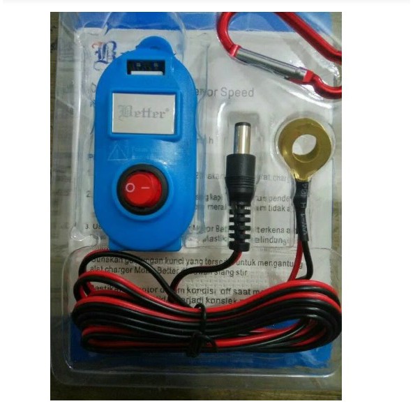 cassan aki motor Better BT 188 Charger HP untuk Aki Motor charger motor