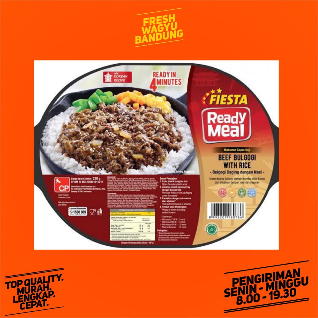 

FIESTA READY MEAL BEEF BULGOGI WITH RICE Nasi Sapi Saus Jepang Instan 320g