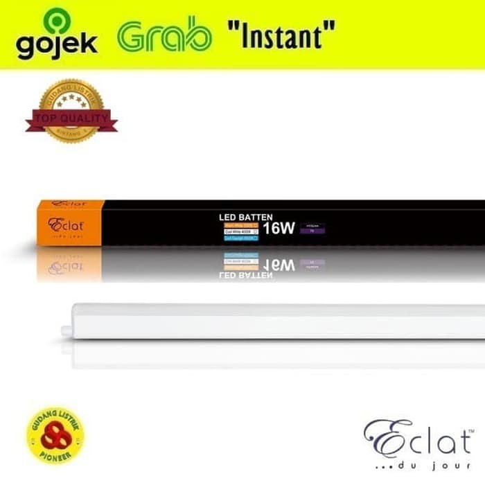 Eclat Lampu LED T5 Batten 16W Semu Setara T5 28W Neon 117cm 4000K