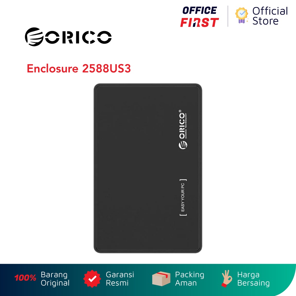 ORICO 2588US3 2.5 inch SATA HDD SSD Mobile Enclosure with USB 3.0 2588