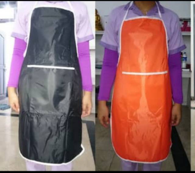 Apron / celemek masak dan cuci piring parasut