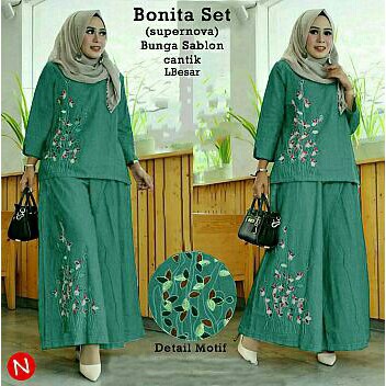 CTN Baju setelan BONITA terlaris best seller