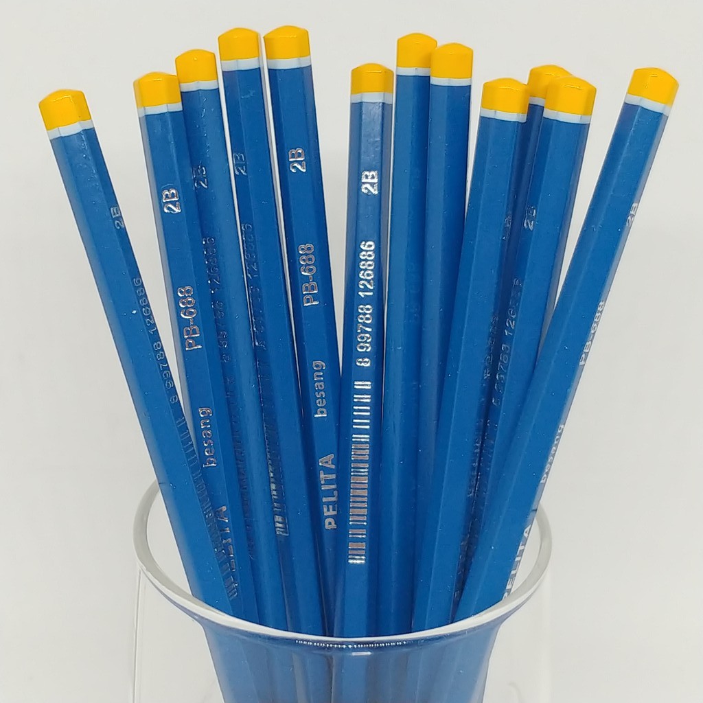 

(12 Pcs) Pensil 2B / 2 B - Pelita Besang - Sekolah - Kantor - Kampus