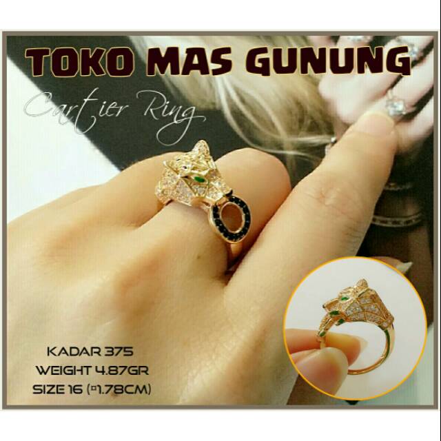 Cincin emas Cartier 375