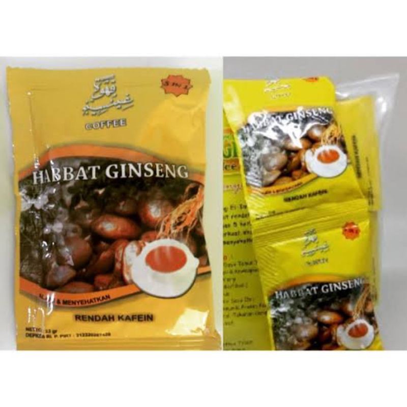 

Coffee ( Kopi ) Habbat Ginseng 10 Sachet / 1 Renceng