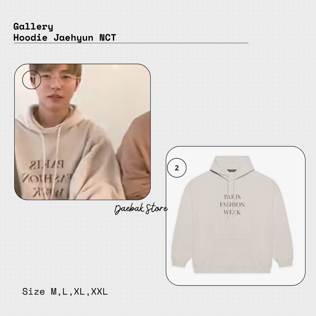 Hoodie Renjun NCT pParis pashioon week Idol KPop Outfit