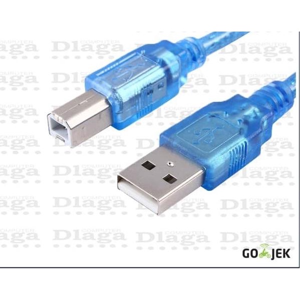 ➳ KABEL USB PRINTER 2.0 HP CANON EPSON KE KOMPUTER PC LAPTOP 1.5M 1M 2M ✰