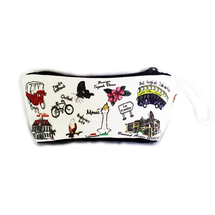 

Tempat Pensil Pouch Anak Kanvas Souvenir Oleh oleh Khas Jakarta CP3-006
