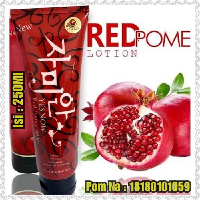 REDPOME BPOM BY YESNOW SKINCARE / RED POME BODY LOTION INSTAN ORIGINAL