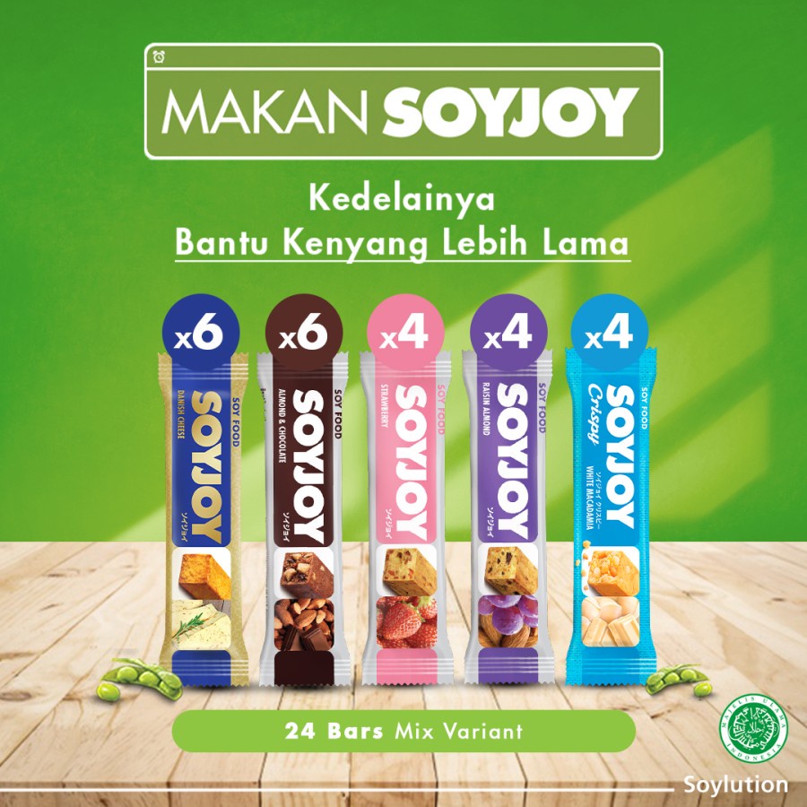 (TERMURAH) Soyjoy - Almond Chocolate Snack Sehat Rasa Almond Chocolate