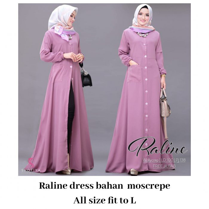 D ANATA Gamis Dress Raline - AS-RALINE-DRESS