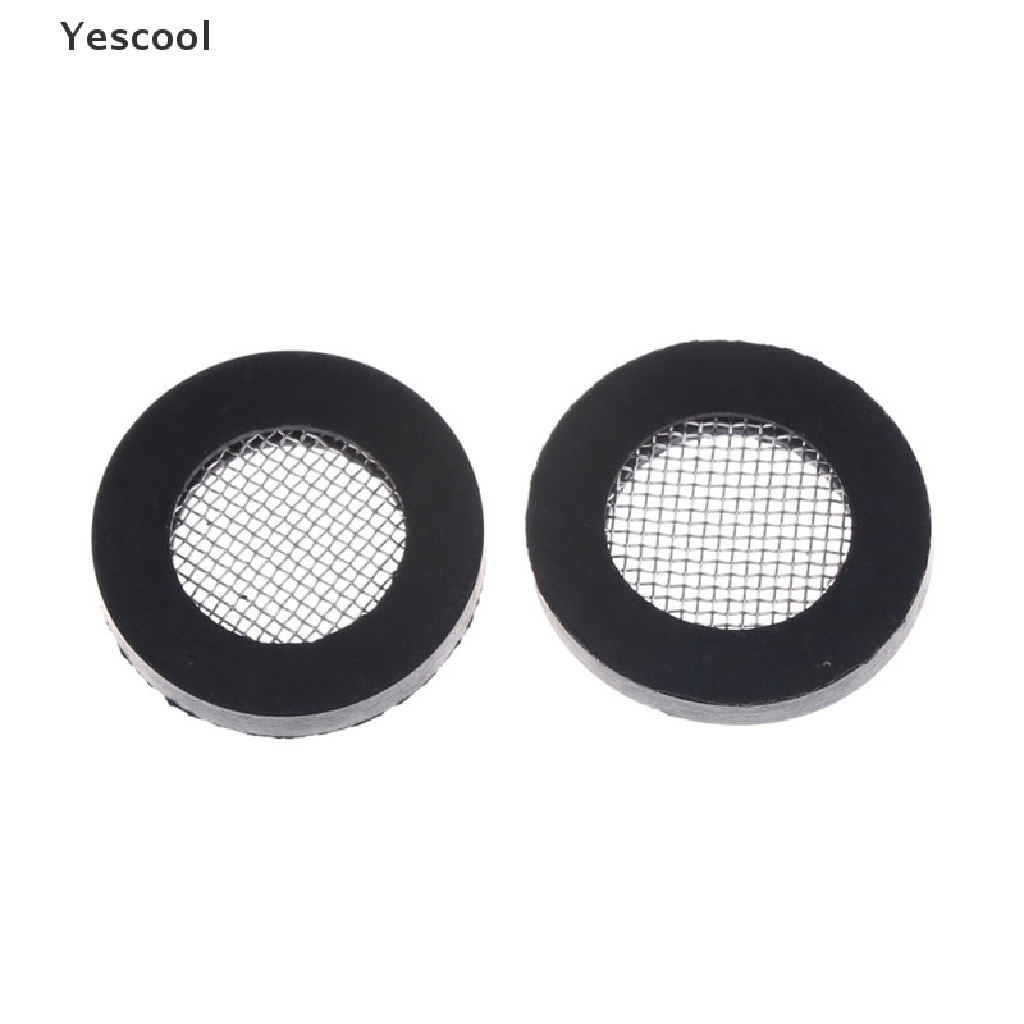 Yescool 10pcs / Set Filter Air Bahan Stainless Steel Ukuran 1 / 2 &quot;/ 3 / 4&quot;