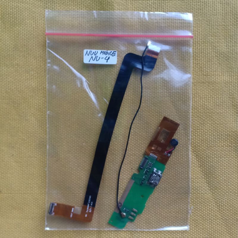 Fleksibel flexible konektor charger papan cas Nuu Mobile Nu-4 original