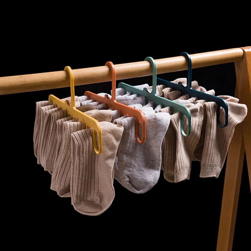 Magic Hanger 9 Lubang Jepit Multifungsi Gantungan Baju Pengering Laundry