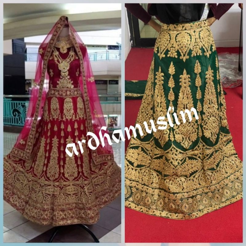 LEHENGGA INDIAllWEDDINGllBAJU PENGANTEN