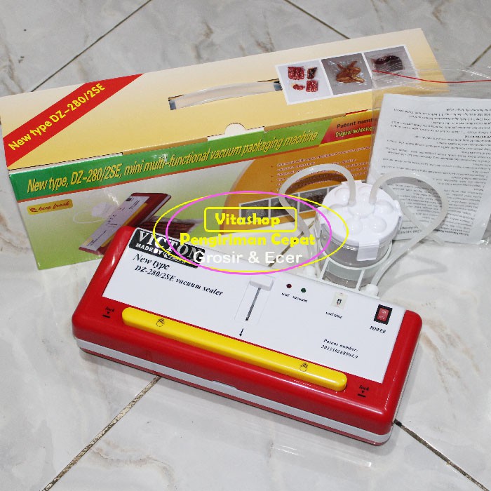 VACUUM SEALER VICTON DZ-280/SE2 / VACUM SEALER ALAT PENGEMAS MAKANAN BASAH KERING