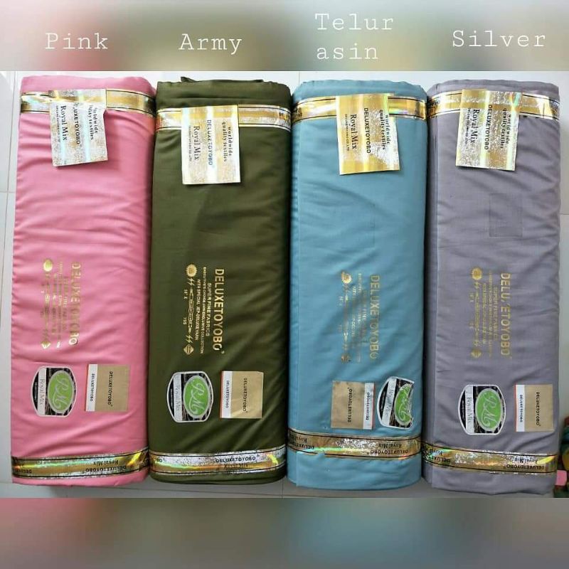 [ KATALOG 2 ] KAIN KATUN TOYOBO / TOYOBO ROYAL MIX / DELUXE TOYOBO