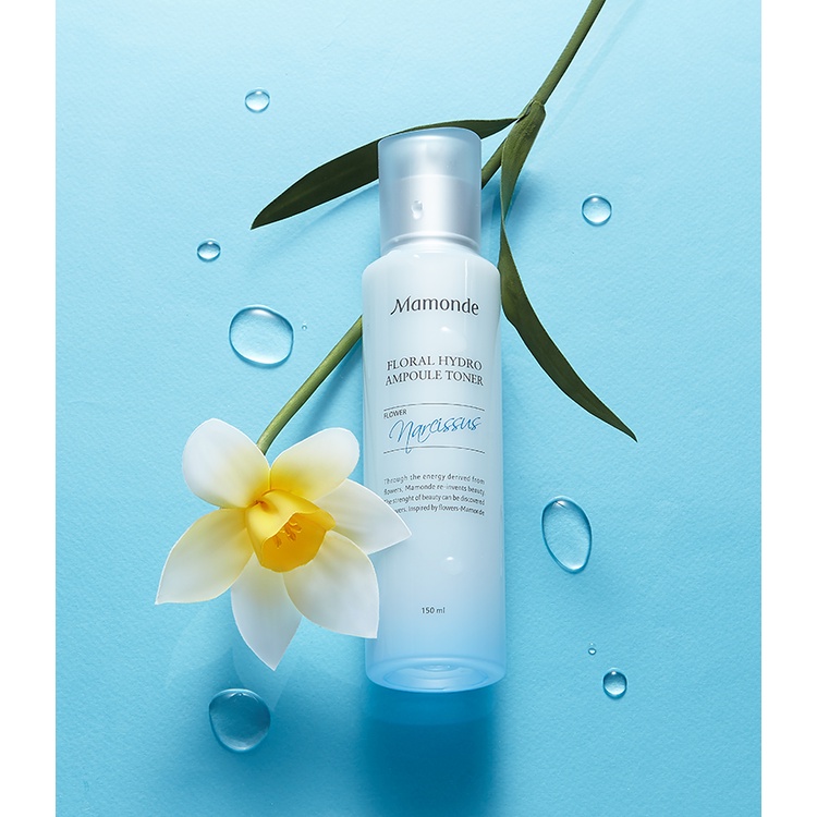 SALE NEAR Expaired (BPOM Original) Mamonde Floral Hydro Ampoule Toner Emulsion 150ML Fullsize - Hyaluronic Acid &amp; Narcissus Flower - Hydrating Toner Gel Untuk Kulit Kering