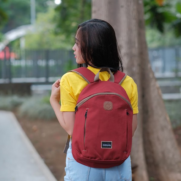 Cogia Orvala Backpack  - Tas Sekolah - Orvala Maroon