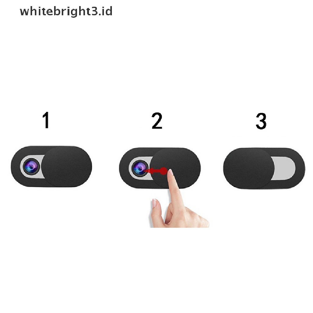 (whitebright3.id) Cover Pelindung Lensa Kamera Webcam Untuk Laptop / Handphone