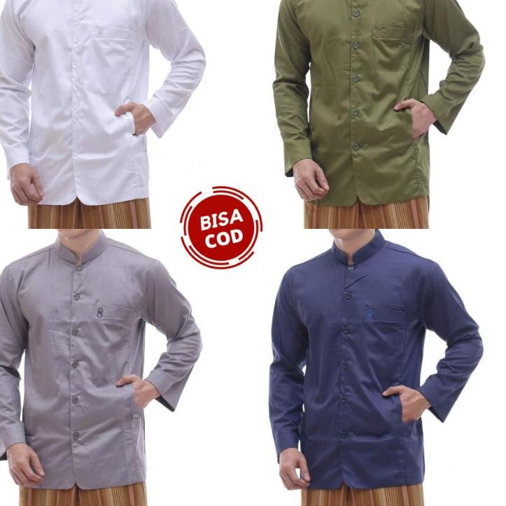 Bagus Dipakai.. Baju koko pria | baju koko haibah polos | baju koko haibah terompah | baju koko haib