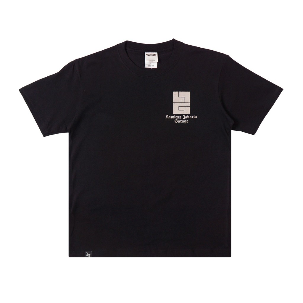 Lawless Jakarta Garage - Possessed To Ride Tshirt - Black