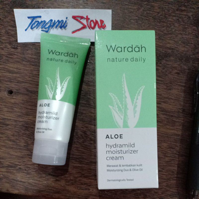 Wardah Nature Daily Aloe Vera Hydramild Moisturizer Cream 40ml
