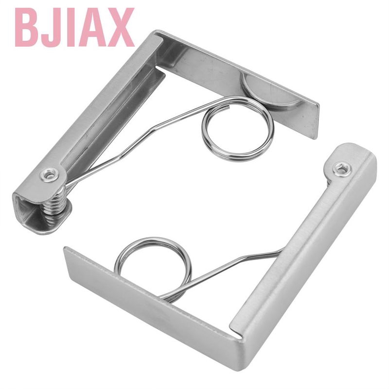 4 x Table Cloth Clips Stainless Steel Tablecloth Clamps Desk Cover Fixture Clip
