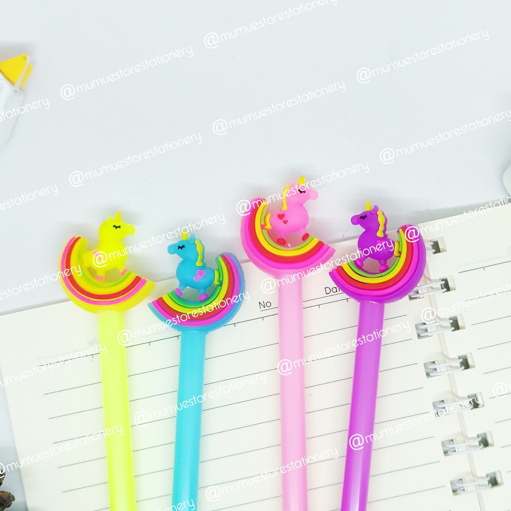 

12pcs pulpen gelPULPEN BERKARAKTER CUTIEMARK PONY / PEN UNICORN / PULPEN KARAKTER UNICORN