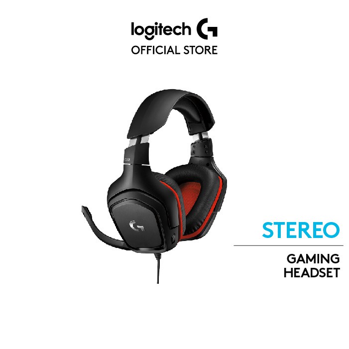 Logitech G331 Headset Gaming Stereo Flip to Mute Mic Garansi Resmi