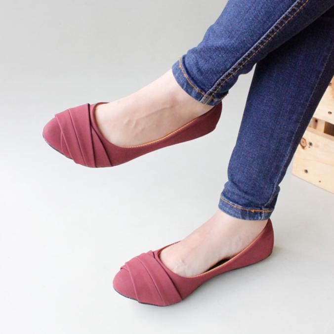 SEPATU FLAT SHOES FLATSHOES GRATICA AW42 PURPLE MMDCCCXV