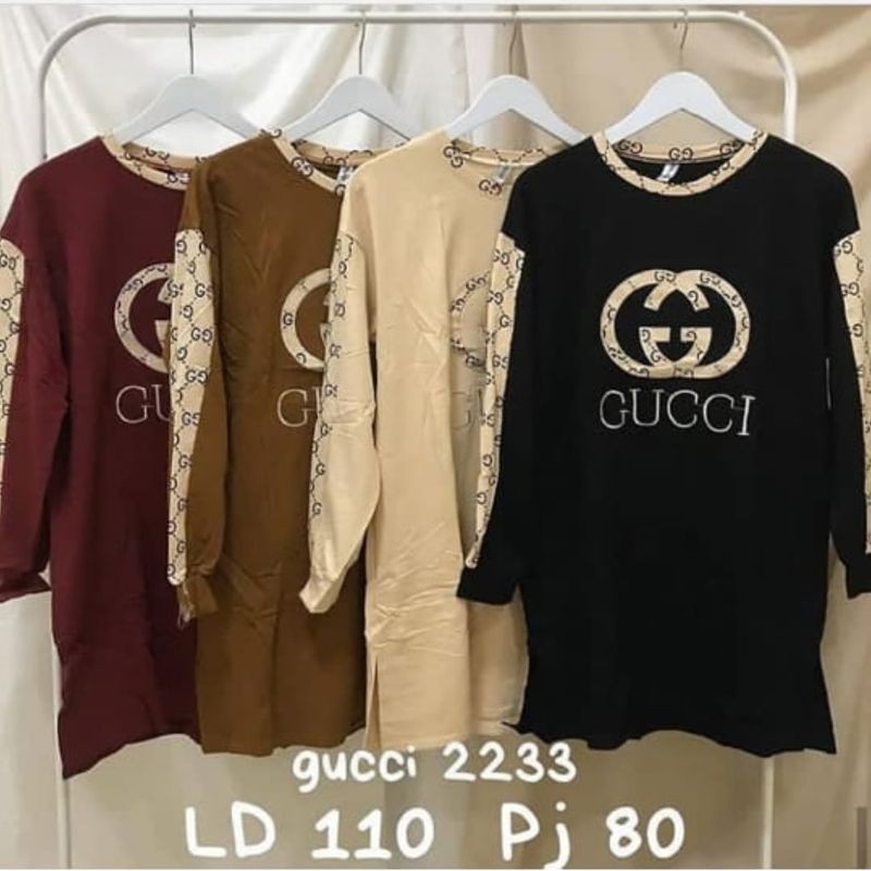Tunik Kaos Gucci 100% Import