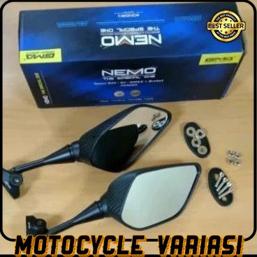 Spion R25 pendek carbon nemo 1003 Motor NMAX XMAX CBR250RR CBR150 K45 K45G Ninja GSX