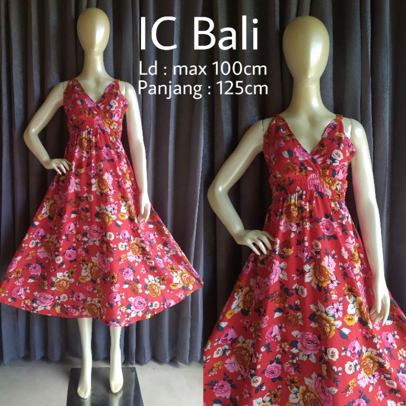 DRESS MOZA TALI MT005/ DASTER BALI/ DRES RUMAHAN/ DRESS PANTAI/ DRES BUMIL