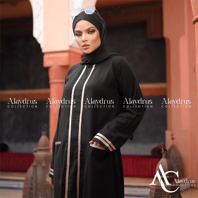 New Abaya Gamis Maxi Dress Arab Saudi Bordir Zephy Turki Umroh Dubai Turkey India Wanita Hitamjo 622