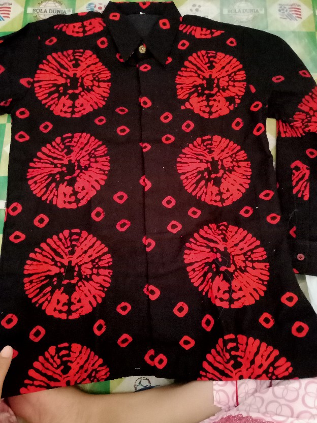 Gamis Batik Songket Palembang-jumputan Corona