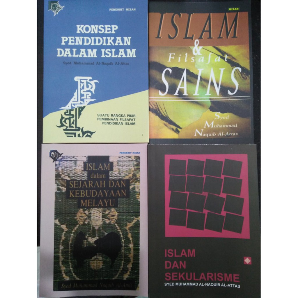 Paket 4 Buku Karya Syed Muhammad An Naquib Al Attas Shopee Indonesia