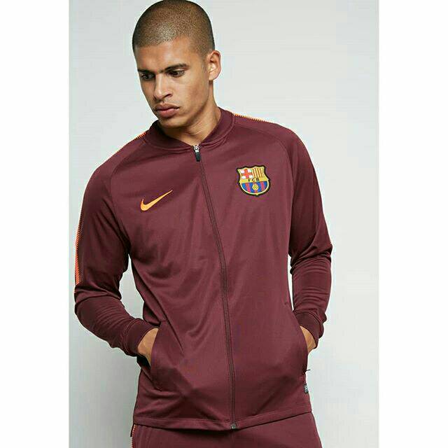 Jaket Nike FC Barcelona Dri-Fit Track Jacket Original