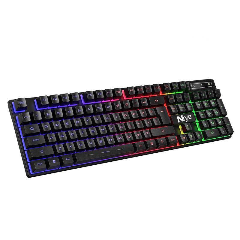 NIYE Gaming Keyboard RGB LED - K803 - Black